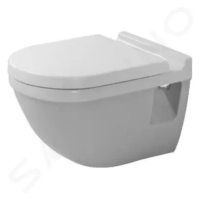 DURAVIT - Starck 3 Závesné WC, sedadlo SoftClose, alpská biela 42000900A1