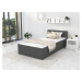 GL Jednolôžková posteľ Dorian - sivá Rozmer: 200x90