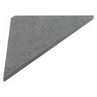 SAPHO AE200-4033 Abeline rohová polica rockstone 20 x 20 cm, concrete