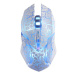 E-blue Myš Auroza Gaming, 4000DPI, optická, 6tl., drátová USB, bílá, herní