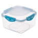 Dóza MagicHome Lunchbox, 1,2 lit, sada 3 ks, štvorcová, Clip