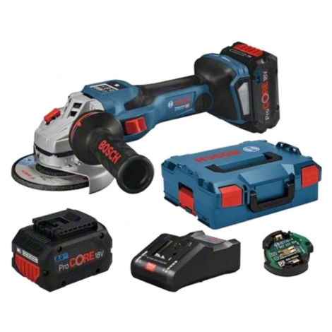 Bosch Náradie - 18V AKU uhlová brúska 125 mm, 2x aku 8,0 Ah Li-Ion, nabíjačka 06019H6101