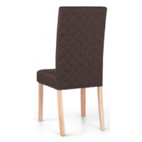 Jedálenská stolička Tempa, hnedá tkanina%