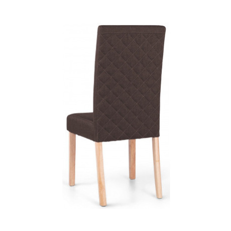 Jedálenská stolička Tempa, hnedá tkanina% Asko