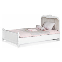 Študentská posteľ 120x200cm luxor - biela/ružová