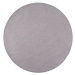 Kusový koberec Eton šedý 73 kruh - 160x160 (průměr) kruh cm Vopi koberce
