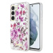 Kryt Guess Samsung Galaxy S23 white hardcase Flower Collection (GUHCS23SHCFWST)