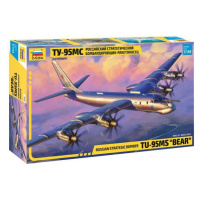 Model kit letadlo 7038 - Tu-95 Soviet turboprop strategic bomber (1:144)