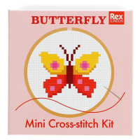 Kreatívna súprava Cross-stitch Kit Butterfly – Rex London