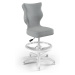 ET Kancelárska stolička Petit - svetlosivá Rozmer: 133 - 159 cm