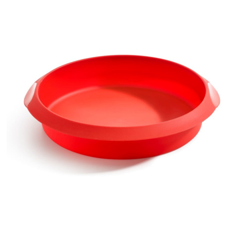 Červená silikónová forma na pečenie Lékué, ⌀ 24 cm