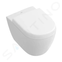 VILLEROY & BOCH - Subway 2.0 Závesné kompaktné WC, DirectFlush, CeramicPlus, alpská biela 5606R0
