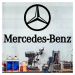 Drevená 3D nálepka - Mercedes-Benz