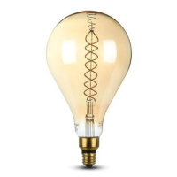 V-Tac žiarovka Filament LED E27 8W A165 biela teplá V-TAC VT-2138 Dimmable