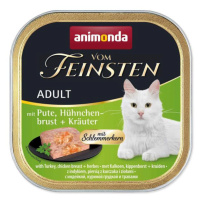 Paštéta Animonda Vom Feinstein Adult morka a kura s bylinkami 100g