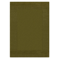 Kusový ručne tkaný koberec Tuscany Textured Wool Border Green Rozmery kobercov: 160x230