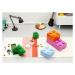 LEGO® úložný box 1 - tmavá zelená 125 x 125 x 180 mm