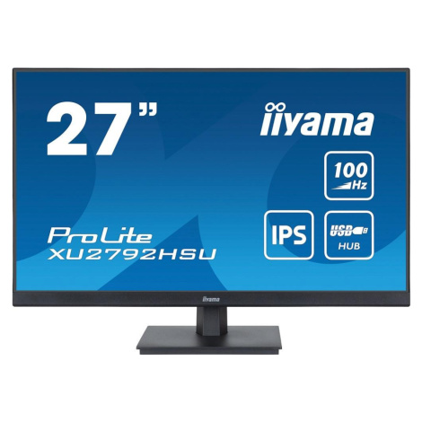 iiyama ProLite/XU2792HSU-B6/27"/IPS/FHD/100Hz/0,4ms/Black/3R