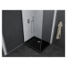 MEXEN/S - Pretória sprchovací kút 70x110, grafit, chróm + sprchová vanička vrátane sifónu 852-07