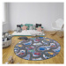 Dětský kusový koberec Play 105204 kruh - 133x133 (průměr) kruh cm Hanse Home Collection koberce