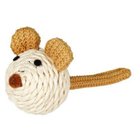 Trixie Mouse, paper yarn, 5 cm