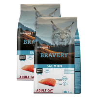 Bravery Cat Adult Salmon - 2x7kg