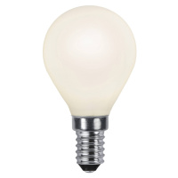 LED kvapková žiarovka E14 2 700 K opál Ra90 3 W