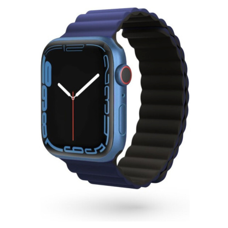 Epico Watch Strap Magnetic for Apple Watch 42/44/45/49 mm - čierna/modrá