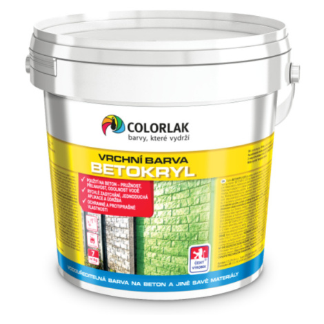 COLORLAK BETOKRYL V2013 - Vodou riediteľná farba na betón C5320 - zelená 1,5 kg