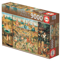 Educa Puzzle Záhrada Pozemských Rozkoší - Hieronymus Bosch 9 000 dielov 14831 farebné