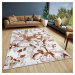 Kusový koberec Shine 105921 Floral White Brown - 160x235 cm Hanse Home Collection koberce