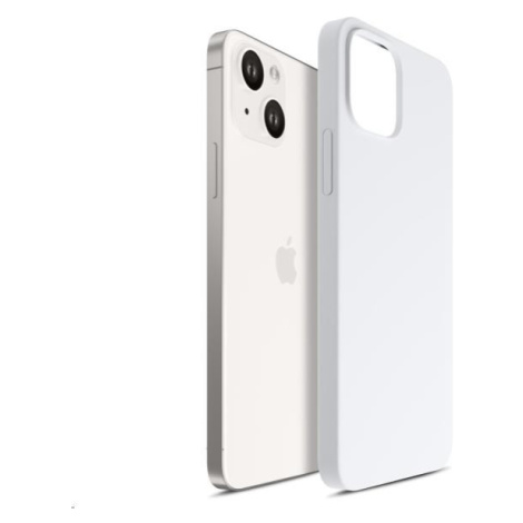 3mk Hardy Silicone MagCase pre Apple iPhone 15, Silver-White