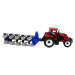 mamido Červený Traktor s Pluhom Farma