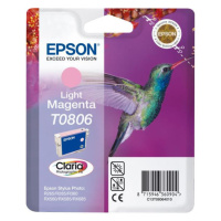 Epson T0806 C13T08064011 svetlo purpurová (light magenta) originálna cartridge