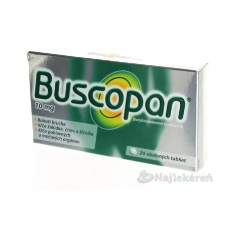 Buscopan tbl.obd.20 x 10 mg