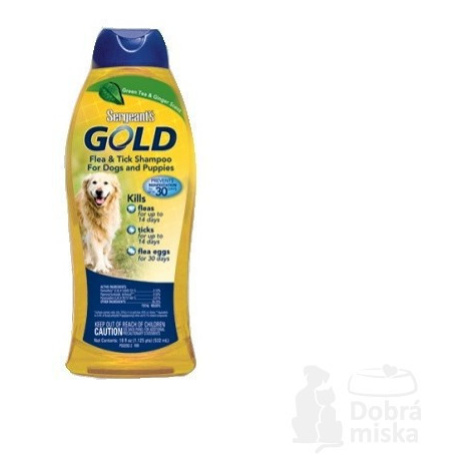 Sergeants Shampoo Gold antiparazitný šampón pre psov 532ml