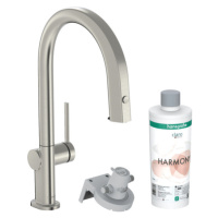 Drezová batéria Hansgrohe Aqittura bez výpuste nerez 76801800