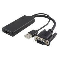 PremiumCord VGA+audio elektronický konvertor na rozhraní HDMI