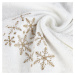 Bavlnený vianočný uterák so zlatými vločkami Šírka: 50 cm | Dĺžka: 90 cm