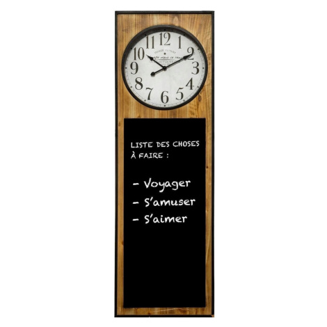 Nástenné hodiny s kriedovou tabuľou Atmosphera 3802, 115 cm