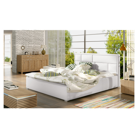 ELTAP LATINA 180X200 + DREVENY KARKAS, SOFT 17, WHITE, 27111