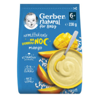 GERBER Natural nemliečna kaša dobrú noc mango od ukonč. 6. mesiaca 230 g