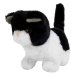 mamido  Interaktívne plyšák mačka bielo-čierna