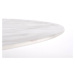 HALMAR Casemiro okrúhly jedálenský stôl biely mramor / zlatá