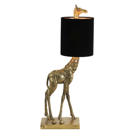 Stolová lampa v čierno-bronzovej farbe (výška 61 cm) Giraffe - Light & Living