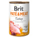 Brit PATÉ & MEAT Turkey konzerva pre psov 400 g