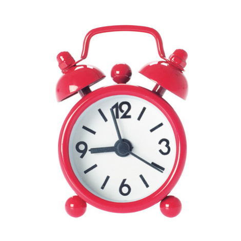 Budík MINI Alarm, červený 6cm Present Time