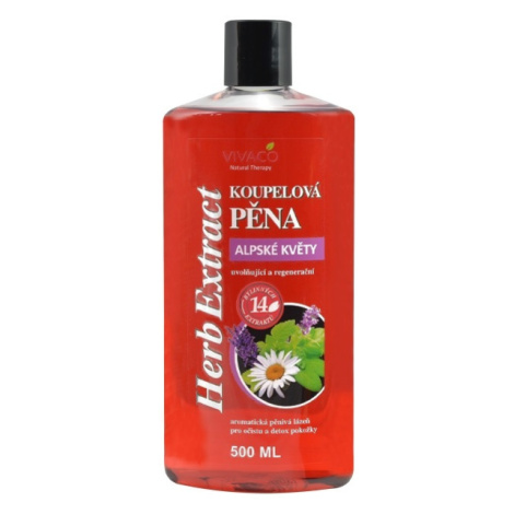 HERB EXTRACT Pena do kúpeľa Alpské kvety 500 ml