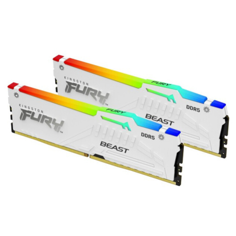 Kingston Fury Beast White RGB 64 GB (2x32 GB) DDR5 5600 CL36, AMD EXPO