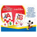 Náučná hra Učíme sa abecedu Mickey & Friends Educa s 27 obrázkami 78 dielikov od 4 rokov